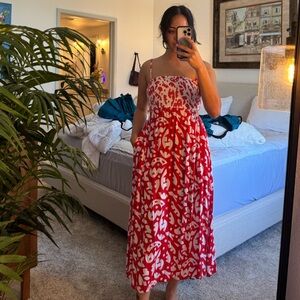 Anthropology Patterned Summer Dress